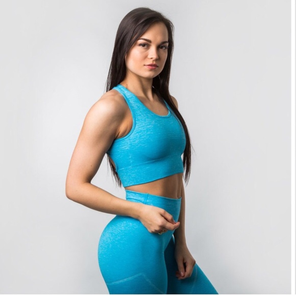 Alphalete SET cayman blue leggings AND bra